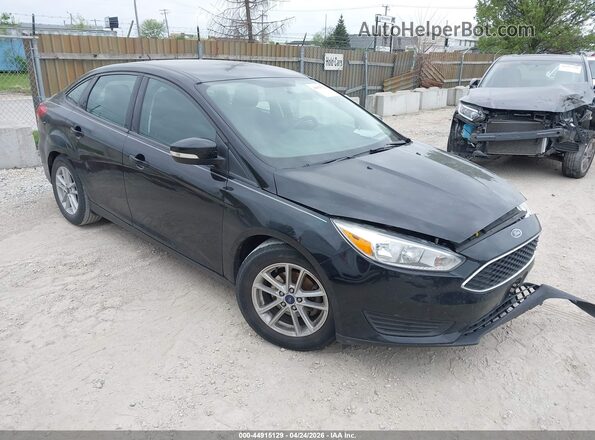 1FADP3F22HL298445 2017 FORD FOCUS Черный Передняя правая четверть