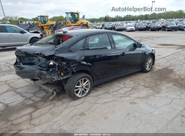 1FADP3F23GL202563 2016 FORD FOCUS Черный Задняя правая четверть