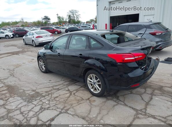 1FADP3F23GL202563 2016 FORD FOCUS Черный Задняя левая четверть