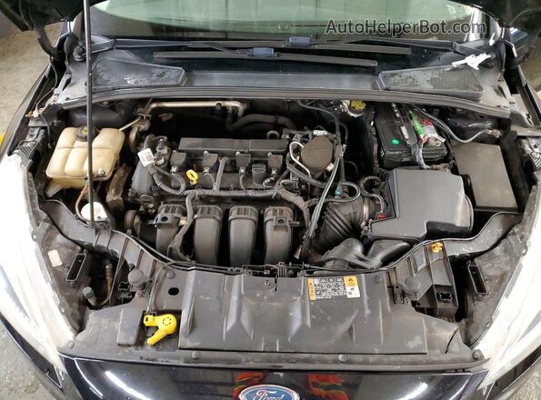 1FADP3F23GL233747 2016 FORD FOCUS Black Вид задньої частини салону