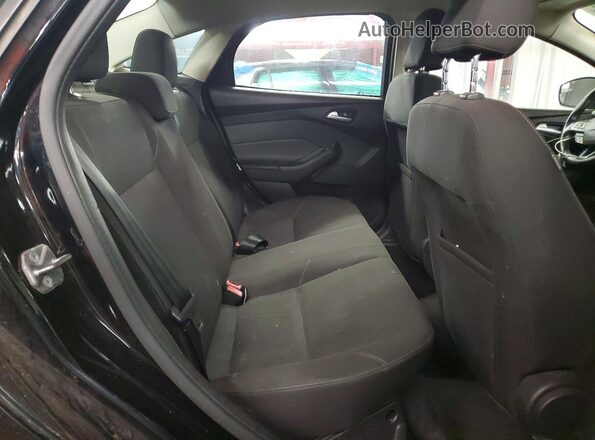 1FADP3F23GL233747 2016 FORD FOCUS Black Вид задніх сидінь