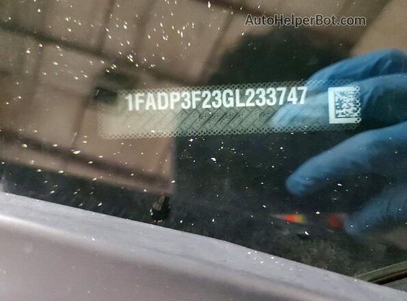 1FADP3F23GL233747 2016 FORD FOCUS Black Вид підкапотного простору