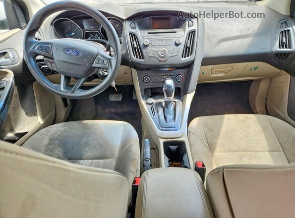 1FADP3F24GL290474 2016 FORD FOCUS Белый Вид панели приборов