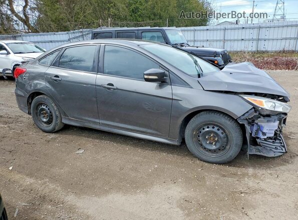 1FADP3F24GL291978 2016 FORD FOCUS Gray Delantero derecho