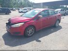 2017 Ford Focus Se Красный vin: 1FADP3F24HL256505