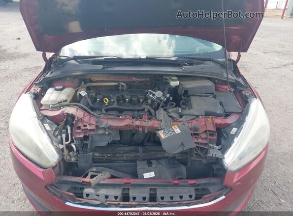 1FADP3F24HL256505 2017 FORD FOCUS Красный Вид сзади