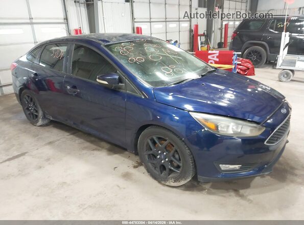 1FADP3F25GL266782 2016 FORD FOCUS Blue Delantero derecho