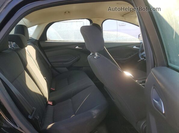 1FADP3F25GL404966 2016 FORD FOCUS Black უკანა სავარძლების ხედი
