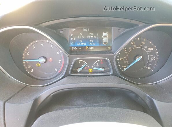 1FADP3F25GL404966 2016 FORD FOCUS Black ხელსაწყოთა პანელის ხედი