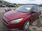2017 Ford Focus Se Темно-бордовый vin: 1FADP3F25HL200752
