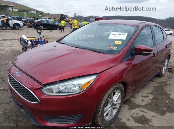 1FADP3F25HL200752 2017 FORD FOCUS Темно-бордовый Передняя левая четверть