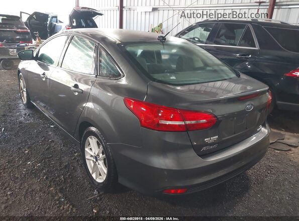 1FADP3F26GL296602 2016 FORD FOCUS Gray Trasero izquierdo