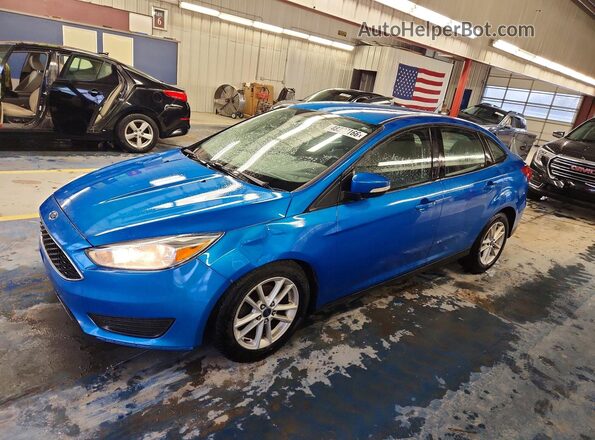1FADP3F26GL383013 2016 FORD FOCUS Blue წინა მარცხენა ხედი სამი მეოთხედიდან