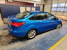 2016 Ford Focus Se Blue vin: 1FADP3F26GL383013