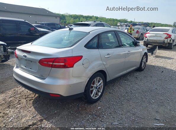 1FADP3F27GL244671 2016 FORD FOCUS Silver Trasero derecho