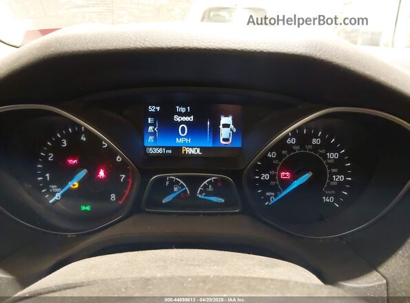 1FADP3F27GL289223 2016 FORD FOCUS Красный Вид задних сидений