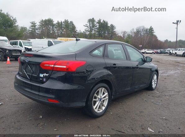 1FADP3F29GL256403 2016 FORD FOCUS Черный Задняя правая четверть