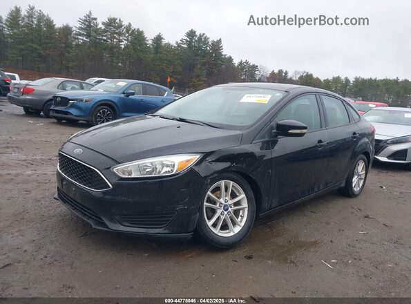 1FADP3F29GL256403 2016 FORD FOCUS Черный Передняя левая четверть