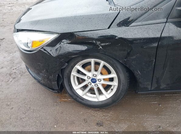 1FADP3F29GL256403 2016 FORD FOCUS Черный Вид спереди