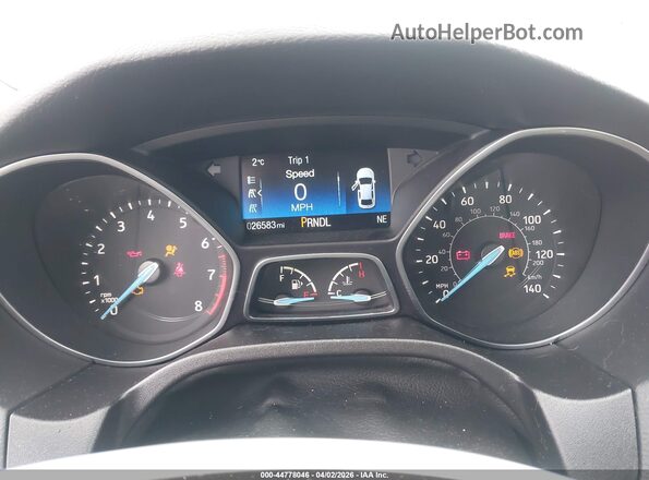 1FADP3F29GL256403 2016 FORD FOCUS Черный Вид задних сидений