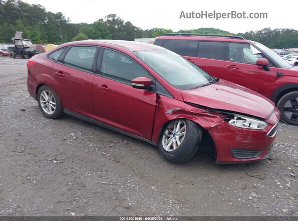 1FADP3F29GL334789 2016 FORD FOCUS Red წინა მარჯვენა
