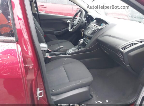 1FADP3F29GL334789 2016 FORD FOCUS Red წინა სალონის ხედი