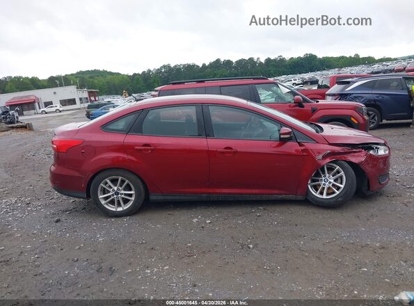1FADP3F29GL334789 2016 FORD FOCUS Red უკანა სალონის ხედი