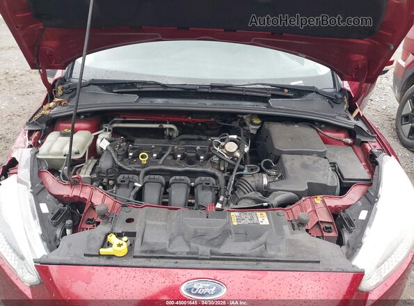 1FADP3F29GL334789 2016 FORD FOCUS Red უკანა ხედი