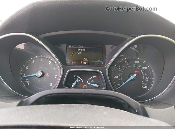 1FADP3F29GL341001 2016 FORD FOCUS Серебряный Вид задних сидений