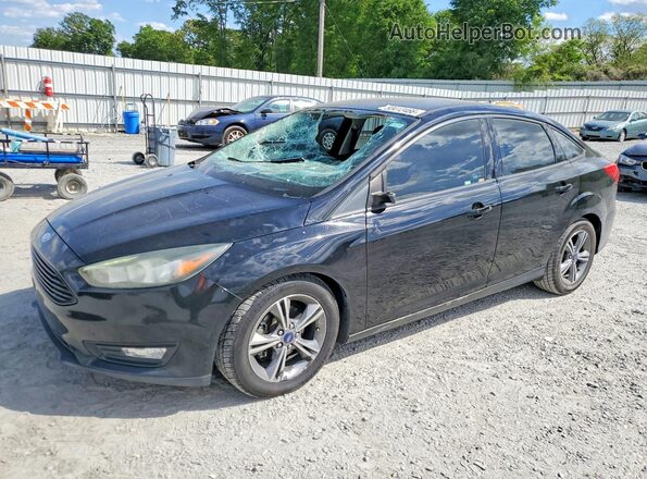 1FADP3FE3GL318128 2016 FORD FOCUS Черный Передняя левая четверть