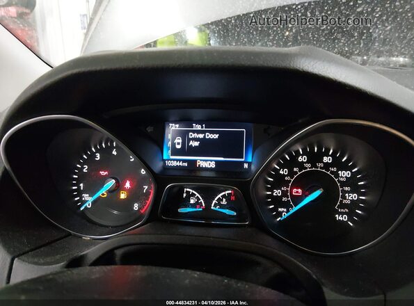 1FADP3J22GL218132 2016 FORD FOCUS Gray Widok tylnych siedzeń