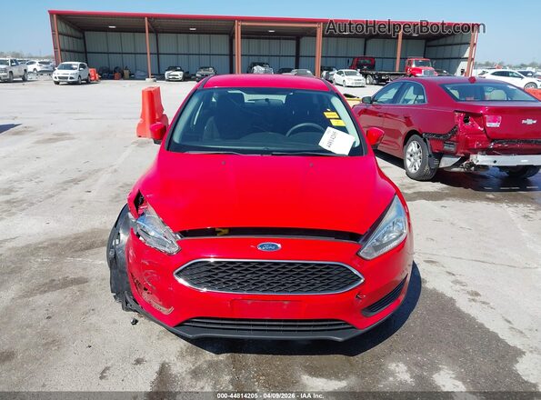 1FADP3K22GL281794 2016 FORD FOCUS Red Widok zestawu wskaźników