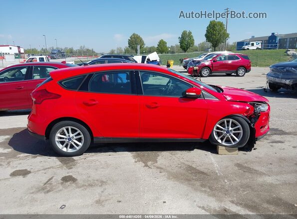 1FADP3K22GL281794 2016 FORD FOCUS Red Widok wnętrza z tyłu