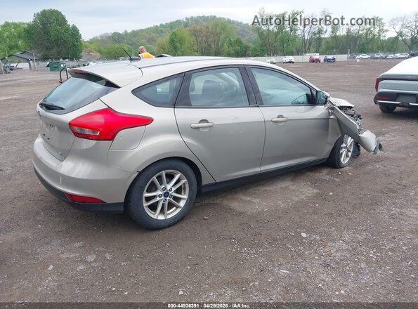 1FADP3K22GL285019 2016 FORD FOCUS Beige უკანა მარჯვენა