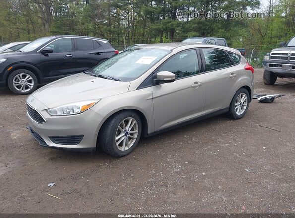 1FADP3K22GL285019 2016 FORD FOCUS Beige წინა მარცხენა ხედი სამი მეოთხედიდან