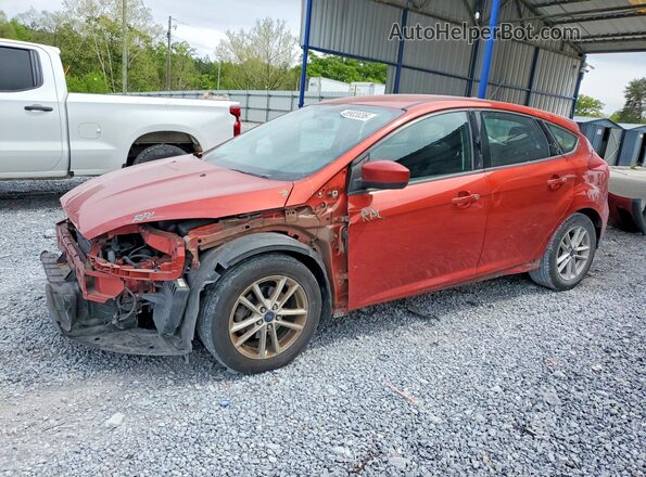 1FADP3K24JL291234 2018 FORD FOCUS Красный Передняя левая четверть