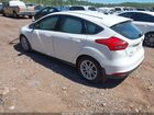 2016 Ford Focus Se White vin: 1FADP3K25GL279649