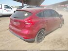 2016 Ford Focus Se Красный vin: 1FADP3K26GL256204