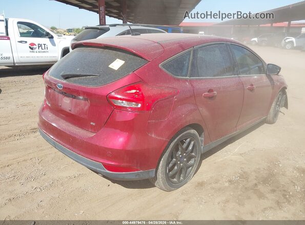 1FADP3K26GL256204 2016 FORD FOCUS Красный Задняя правая четверть