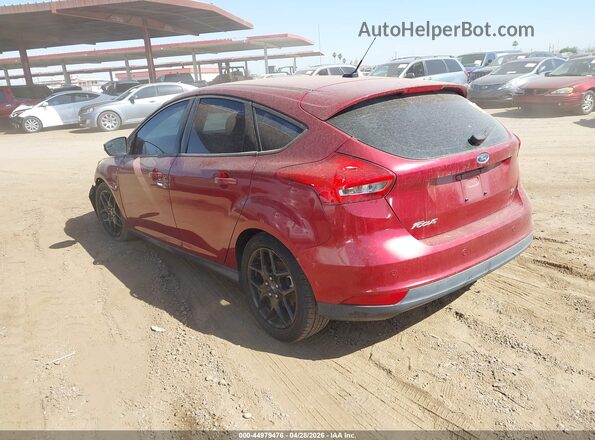 1FADP3K26GL256204 2016 FORD FOCUS Красный Задняя левая четверть