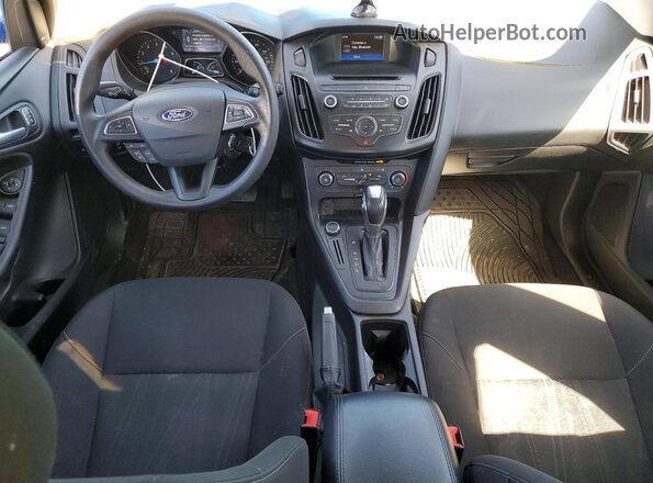 1FADP3K28GL406152 2016 FORD FOCUS Синий Вид панели приборов