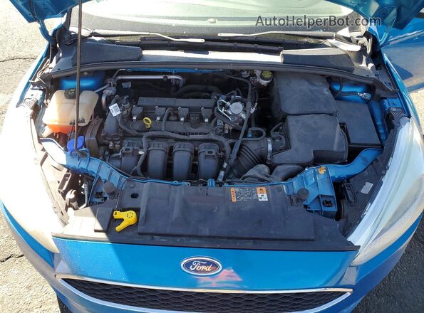 1FADP3K28GL406152 2016 FORD FOCUS Синий Вид задней части салона