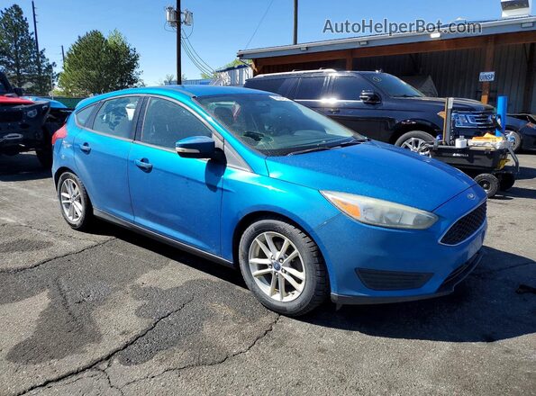 1FADP3K28GL406152 2016 FORD FOCUS Синий Передняя правая четверть