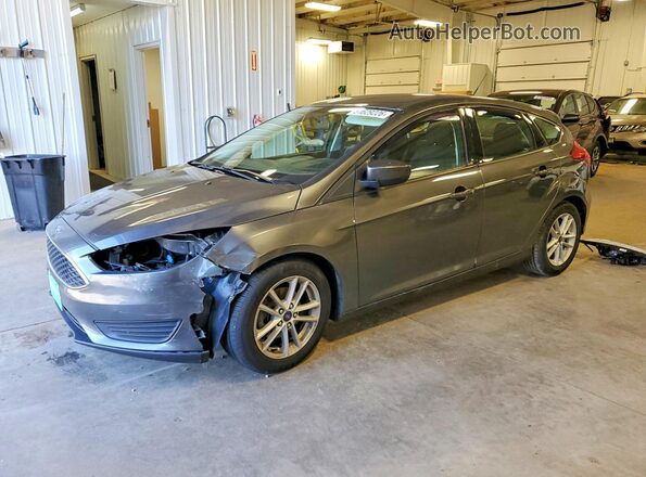 1FADP3K28JL213751 2018 FORD FOCUS Gray Передня ліва чверть