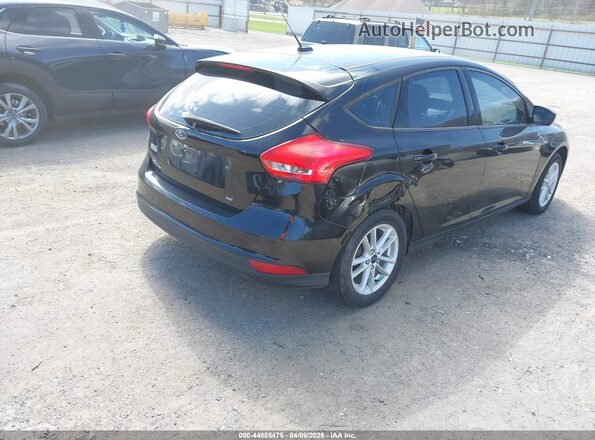 1FADP3K29HL249183 2017 FORD FOCUS Black Trasero derecho