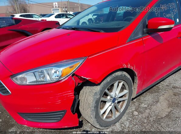 1FADP3K2XGL204266 2016 FORD FOCUS Orange Widok wnętrza z tyłu