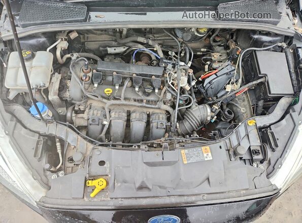 1FADP3K2XGL375096 2016 FORD FOCUS Black Вид задньої частини салону