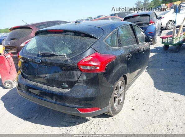 1FADP3KEXGL236242 2016 FORD FOCUS Черный Задняя правая четверть