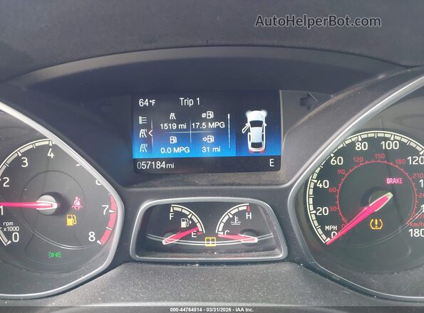 1FADP3L90GL262897 2016 FORD FOCUS ST Серый Вид задних сидений