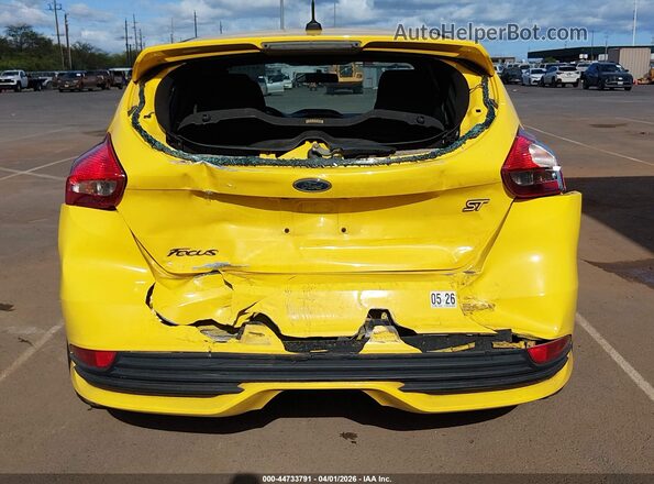 1FADP3L92JL330737 2018 FORD FOCUS ST Yellow Widok z przodu
